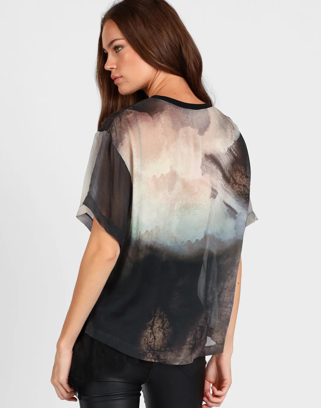 Storm Sandstorm Tee Black Print