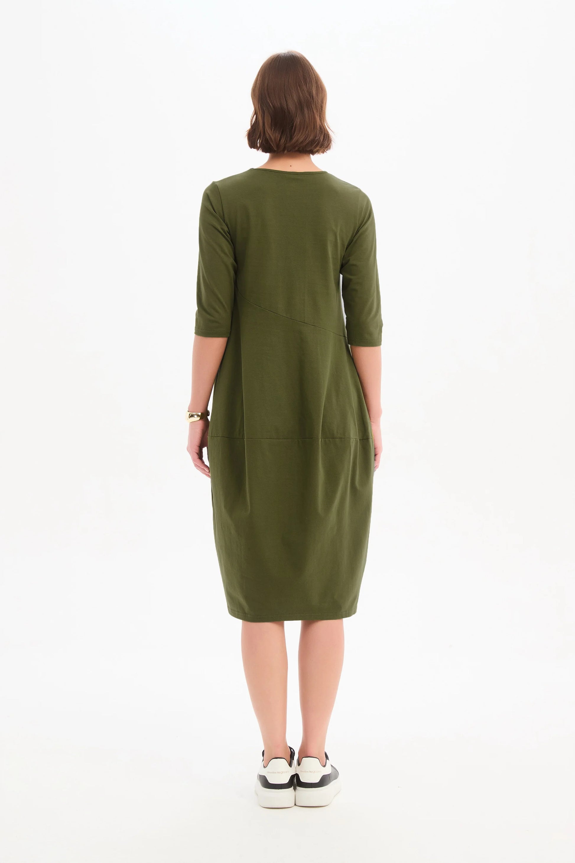DIAGONAL SEAM WINTER DRESS