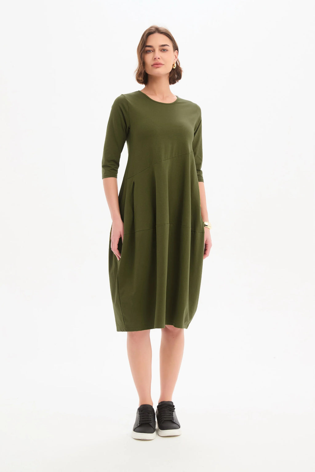 DIAGONAL SEAM WINTER DRESS