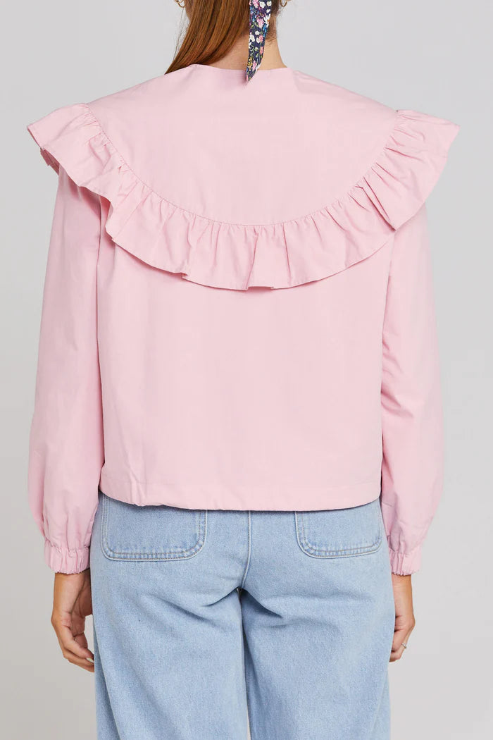 Flounce Jacket - Soft Pink