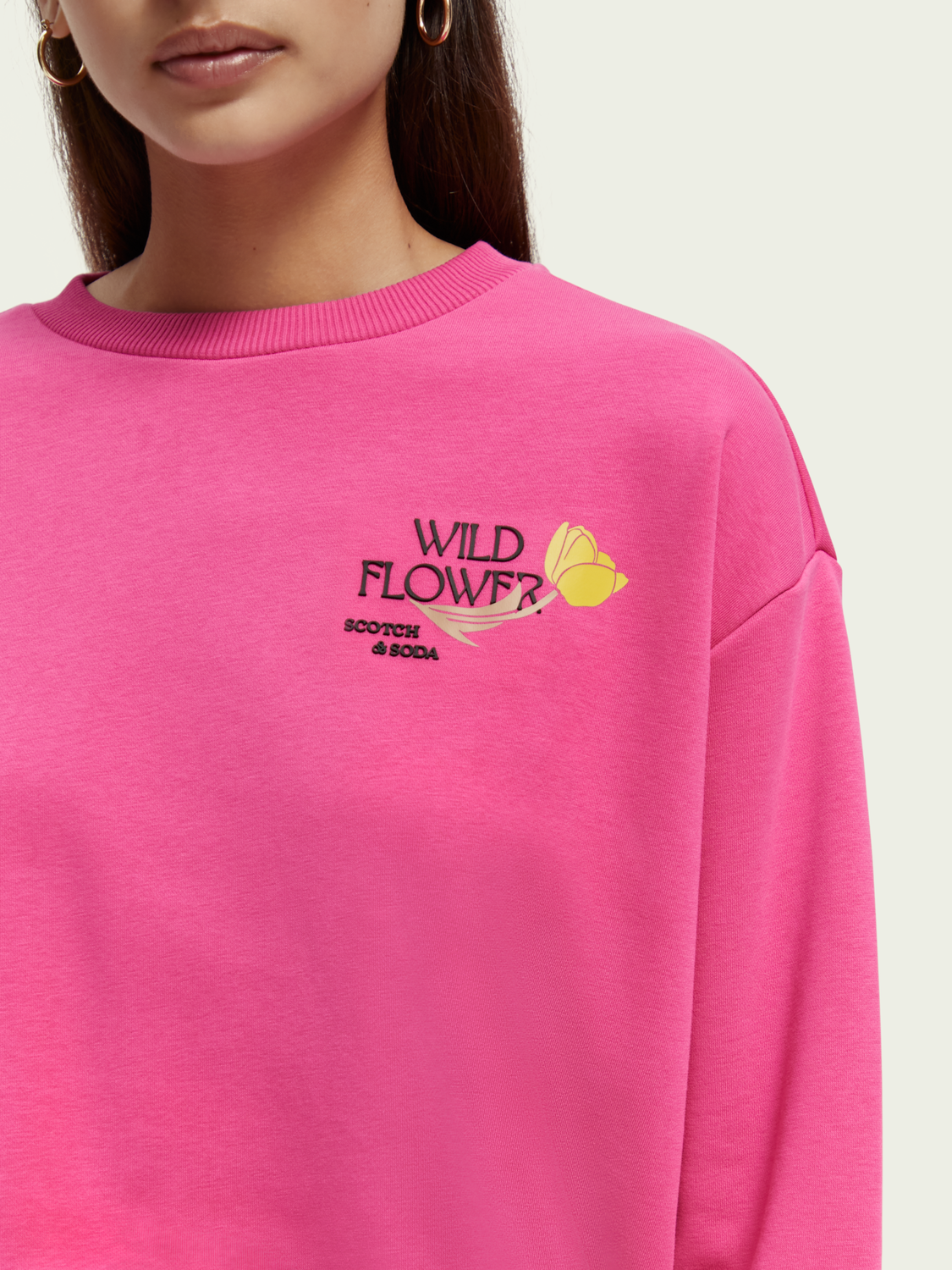 Scotch Soda Loose Fit Graphic Sweatshirt Belle