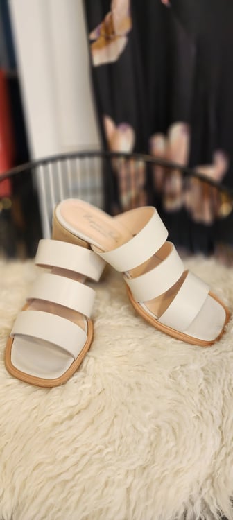 Cinzia Leather Sandal Nude