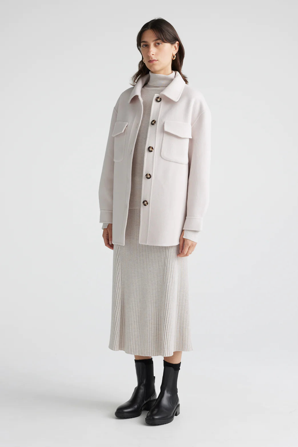 Merino wool 2025 shirt jacket