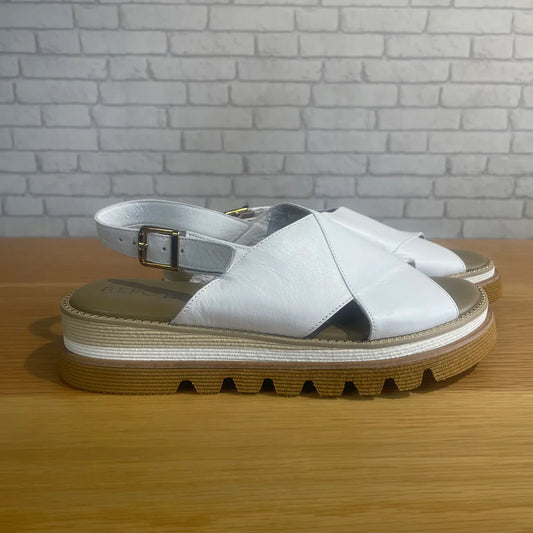 Repo White  Italian Sandals